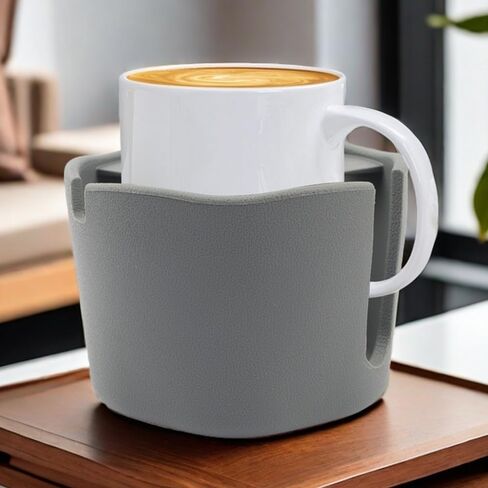 Suction Cup Holder - Ultra-Strong Desk Cup Holder, Non-Slip RV Drink Holder for Car/Office/Home, Organize Mugs & Water Bottles (Perfect for Drivers, Travelers, Office Workers) (Gray) in Saudi Arabia