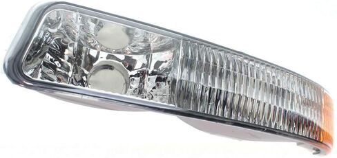 For 1999-2006 GMC Sierra 1500 Pair Driver and Passenger Side Parking Light DOT Certified Lens and Housing Only GM2520174 GM2521174 | 15199560 15199561 or C3 in Saudi Arabia