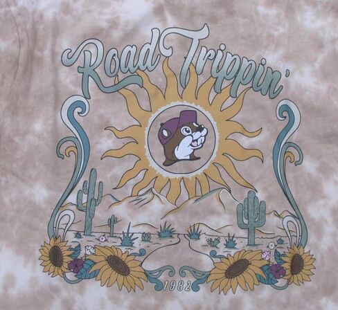 Buc-ee's 2025 Fall Winter Shirt Long Sleeve Vintage Tie Dye Road Trippin Sunflower Unisex Adult Mens Women Youth Beaver in Saudi Arabia