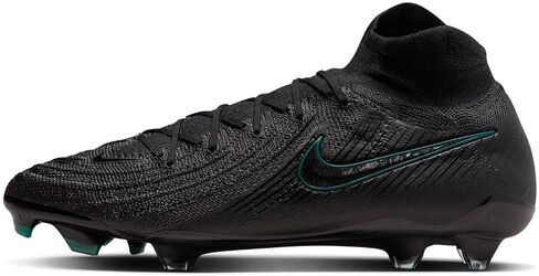 Nike Phantom Luna 2 Elite FG High-Top Soccer Cleats (FJ2572-002, Black/Deep Jungle/Black) Size 9.5 in Saudi Arabia