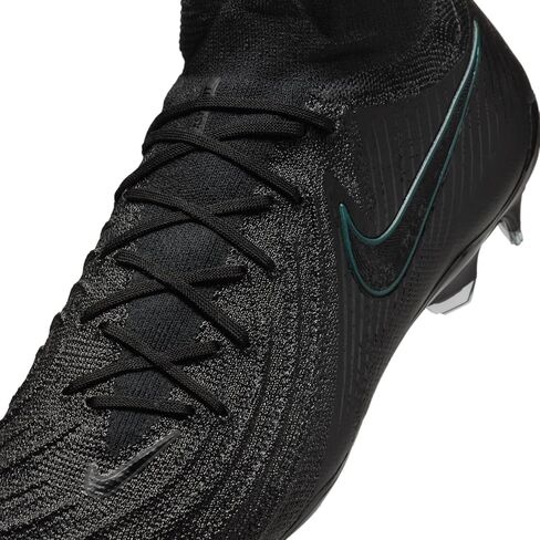 Nike Phantom Luna 2 Elite FG High-Top Soccer Cleats (FJ2572-002, Black/Deep Jungle/Black) Size 9.5 in Saudi Arabia