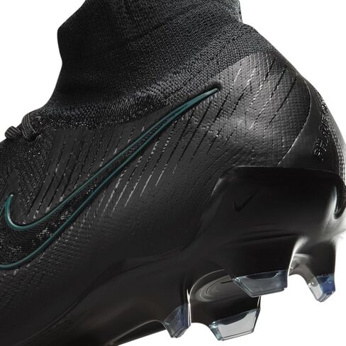 Nike Phantom Luna 2 Elite FG High-Top Soccer Cleats (FJ2572-002, Black/Deep Jungle/Black) Size 9.5 in Saudi Arabia