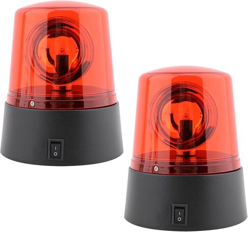 LED Strobe Light, DJ Flashing Stage Lights, Rotating Red Flashing Beacon Party Lamp Strobe Light with Switch Control for DJ Show Bar(1PC,Color:Red) in Saudi Arabia