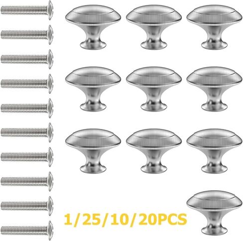 Stainless Steel Cabinet Handles Door Pulls Drawer Knobs Furniture Handle Hardware 1-25Pcs(1 Pcs) in Kuwait