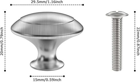Stainless Steel Cabinet Handles Door Pulls Drawer Knobs Furniture Handle Hardware 1-25Pcs(1 Pcs) in Kuwait