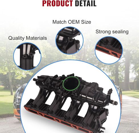 TOPAZ Engine Intake Manifold Assembly W/Gasket Compatible with Audi A3 Quattro A3 2006-2008 A4 Quattro A4 2005-2009 TT Quattro TT & VW Eos GTI Jetta Passat in Saudi Arabia