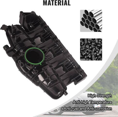 TOPAZ Engine Intake Manifold Assembly W/Gasket Compatible with Audi A3 Quattro A3 2006-2008 A4 Quattro A4 2005-2009 TT Quattro TT & VW Eos GTI Jetta Passat in Saudi Arabia