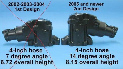 GLM Marine Dry Joint 14 Degree Exhaust Manifold kit compatible with 2005- UP 305 5.0L & 350 5.7L Mercruiser V-8 in Saudi Arabia