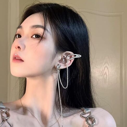 Summer Light Luxury Premium Earrings,Personalized Niche Ear Cuff in Saudi Arabia