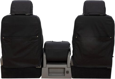 Covercraft Carhartt Super Dux SeatSaver Custom Seat Covers | SSC3456COBK | 1st Row 40/20/40 Bench Seat | Compatible with Select Chevrolet Silverado/GMC Sierra 1500/2500/3500 Models | Black in Saudi Arabia