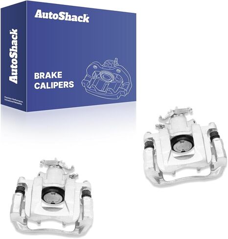 AutoShack Rear Brake Calipers Black | Replacement for 2008-2016 Dodge Grand Caravan 2012-2015 Ram C/V 2009-2014 Volkswagen Routan | 2-PC in Saudi Arabia