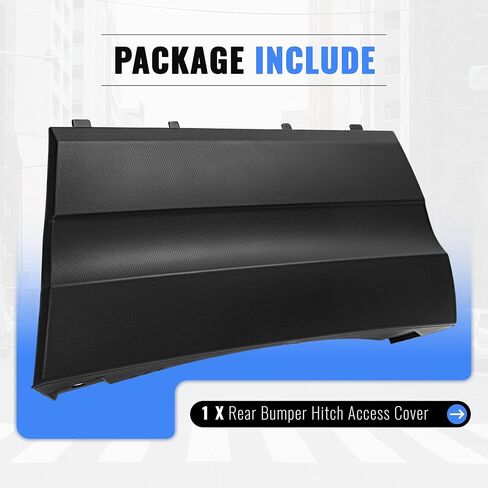 KUAFU Rear Bumper Hitch Cover Panel Compatible with 2019-2025 Subaru Ascent Access Cover Replacement for 57731XC07A PP Plastic in Saudi Arabia