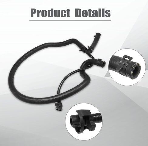 SecosAutoparts LR013687 LR014567 خرطوم تبريد المبرد مناسب لسيارة Land Rover LR4 5.0L 2010 2011 2012 2013 مناسب لسيارة Land Range Rover Sport HSE 5.0L 2010-2013 خزان تجاوز خرطوم المبرد العلوي in Saudi Arabia