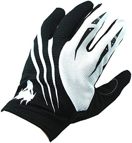 DragonRed New Motorcycle Motocross MX ATV Dirt Bike Racing Textile Gloves Black White Red in Saudi Arabia