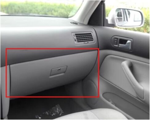 1J1857121A Front Right Grocery Box Cover Plate Glove Storage Boxes Grommet Cap Panel Fit for Bora Golf4 2001 2002-2008(Grey) in Saudi Arabia