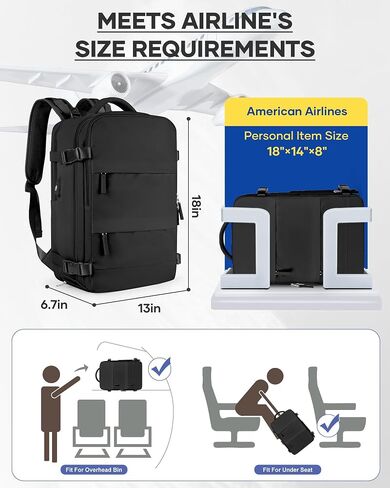 wepadre فراغ حقيبة الظهر السفر مع مضخة حقيبة السفر مع نظام فراغ سهلة Vac Pack حقائب الظهر Vacpack حقائب ضغط الظهر Mochila de Viaje Compresion al Vacio الأسود in Kuwait
