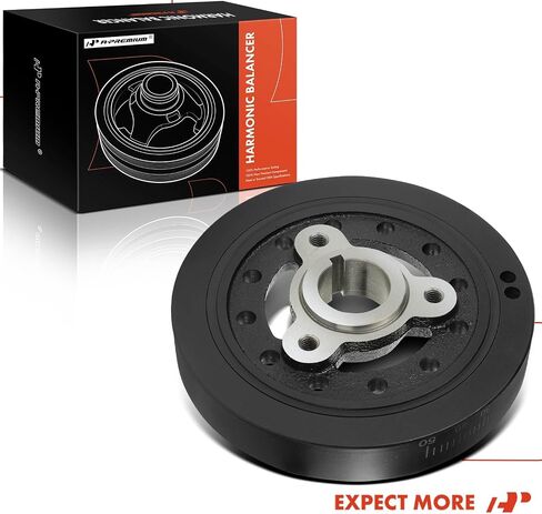 بكرة موازن متناسق للمحرك A-Premium متوافقة مع Ford F-100، F-150، F-250، F-350، F-500، Mustang، Custom، Country Sedan، Fairlane، Galaxie، Ranch Wagon & Mercury Brougham، Caliente، Capri in Saudi Arabia