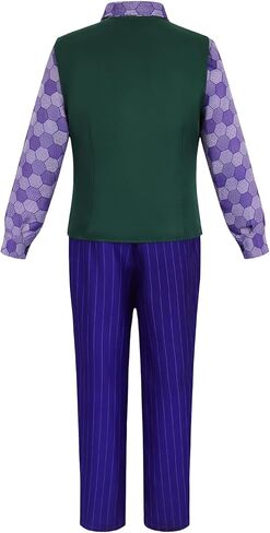 مجموعة أزياء الهالوين للبالغين للرجال باللون الأرجواني مع الملحقات in Kuwait