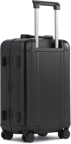 حقيبة ZERO Halliburton Classic Aluminium 3.0 International بدون سحاب، جانب صلب، أربع عجلات، أقفال مزلاج مزدوجة - TSA مقبولة، مقبض إرجاع تلقائي، مقسم داخلي، 22 بوصة، 33 لتر، فضي in Saudi Arabia