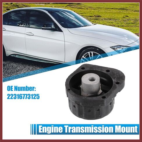 No.22316773125 حامل ناقل الحركة الخلفي لسيارات BMW 325Ci 2.5L L6 2001-2005 قطع غيار مطاطية سوداء in Kuwait