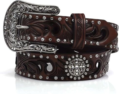 ARIAT Women's Scroll Cutout Concho Nail Belt in Saudi Arabia