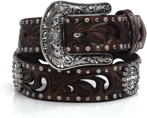 ARIAT Women's Scroll Cutout Concho Nail Belt in Saudi Arabia