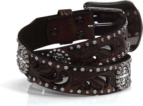 ARIAT Women's Scroll Cutout Concho Nail Belt in Saudi Arabia