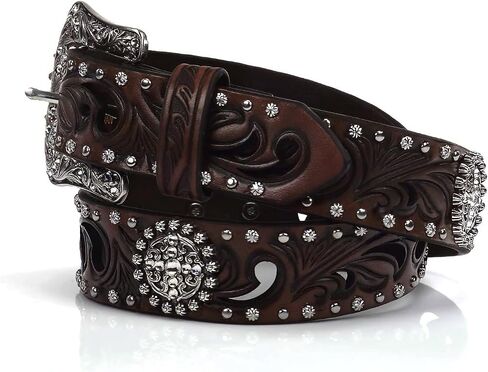 ARIAT Women's Scroll Cutout Concho Nail Belt in Saudi Arabia