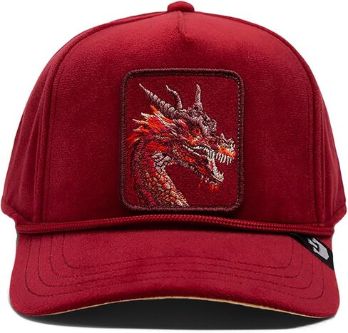 قبعة Goorin Dragon Royalty Trucker، حمراء، مقاس واحد للبالغين، للجنسين in Kuwait