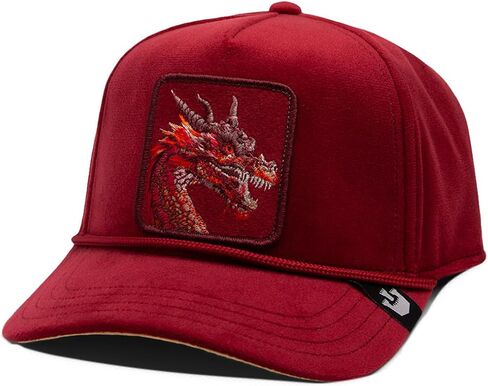 قبعة Goorin Dragon Royalty Trucker، حمراء، مقاس واحد للبالغين، للجنسين in Kuwait