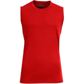 A4 N2500 Men Sleeveless Athletic T-Shirt Airflex Muscle Tee for Adults in Kuwait