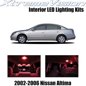 مصابيح LED داخلية XtremeVision لسيارة نيسان ألتيما سيدان 2002-2006 (10 قطع) مجموعة مصابيح LED داخلية زرقاء + أداة تثبيت in Kuwait