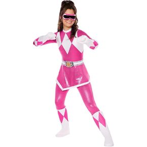 Spirit Halloween Power Rangers Kids Pink Ranger Jumpsuit Costume in Kuwait