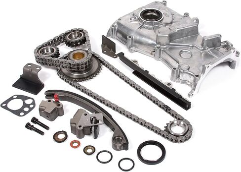 Evergreen TK3015OP Compatible With Nissan KA24DE DOHC Timing Chain Kit w/Oil Pump in Saudi Arabia