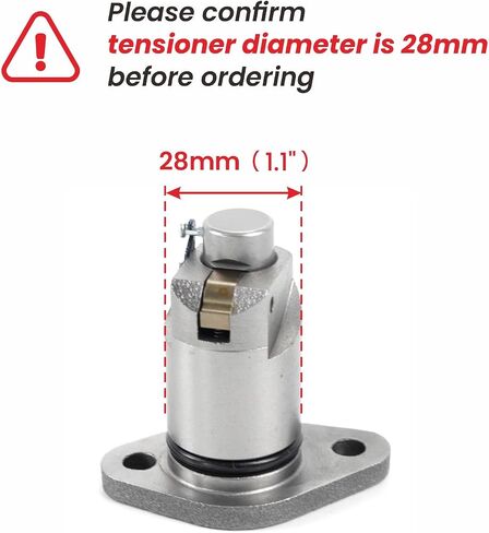 MOCA Timing Chain Tensioner 28mm Fit 00-08 for Toyota Corolla CE, LE, S, VE 1.8L & 00-06 for Toyota Celica 1.8L & 00-02 for Chevrolet Prizm 1.8L & 03-08 for Pontiac Vibe Base 1.8L 1ZZ-FE (VVT-i) in Saudi Arabia