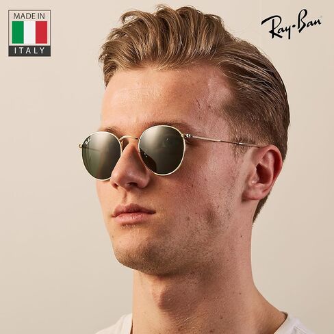 نظارات شمسية راي بان RB3447 معدنية مستديرة الشكل للرجال والنساء مع مجموعة نظارات RAYBAN الرسمية in Kuwait