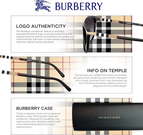 BURBERRY BE4291 Rectangle Shape Nylon Sunglasses with Luxury Eyewear Kit in Saudi Arabia