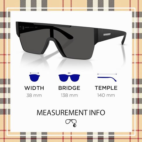 BURBERRY BE4291 Rectangle Shape Nylon Sunglasses with Luxury Eyewear Kit in Saudi Arabia