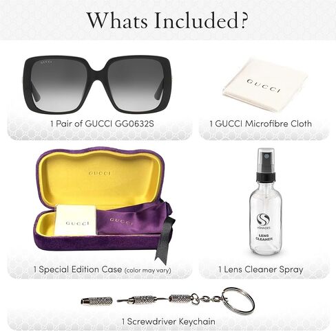 Gucci GG0632S Designer Sunglasse with Premium eSHADES Kit - Epitome of Luxury and Style in Saudi Arabia