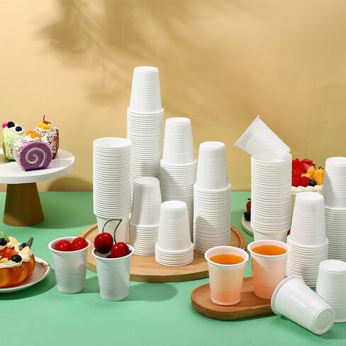 1000 Pcs 5 OZ/150 Ml Disposable Party Plastic Cups Assorted Colors Plastic Drinking Cups for Tasting, Parties, Picnic, BBQ, Wedding 10 Colors in Saudi Arabia
