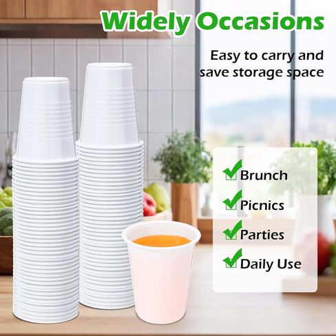 1000 Pcs 5 OZ/150 Ml Disposable Party Plastic Cups Assorted Colors Plastic Drinking Cups for Tasting, Parties, Picnic, BBQ, Wedding 10 Colors in Saudi Arabia
