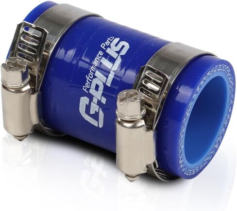 High Temp Rubber Exhaust Clamp Compatible with Yamaha YFS 200 1"ID Blue in Saudi Arabia