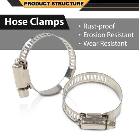 High Temp Rubber Exhaust Clamp Compatible with Yamaha YFS 200 1"ID Blue in Saudi Arabia