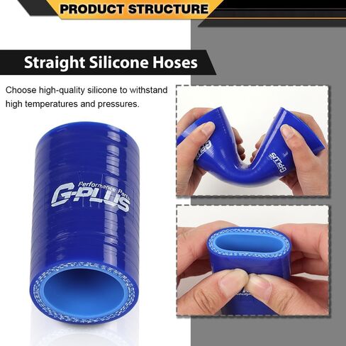 High Temp Rubber Exhaust Clamp Compatible with Yamaha YFS 200 1"ID Blue in Saudi Arabia