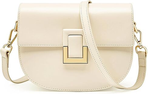 Crossbody Bags for Women, Genuine Leather Shoulder Bag Large Capacity Handbags Satchel Bags for Women in Saudi Arabia