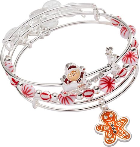 Alex and Ani Christmas Bangles, Set of 3 in Saudi Arabia