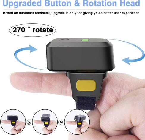 Wireless Barcode Scanner with Stand, Compatible with Bluetooth,2.4GHz Wireless & Wired Connection All in one for Computer POS Warehouse Inventory Library in Kuwait