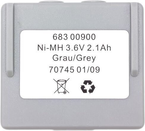 (عدد واحد) بطارية 68300900 3.6 فولت 2100 مللي أمبير في الساعة مع (عدد واحد) شاحن بطارية HETRONIC 68300900 24 فولت DC10 ~ 30 فولت UCH-2 شاحن تيار مستمر in Kuwait