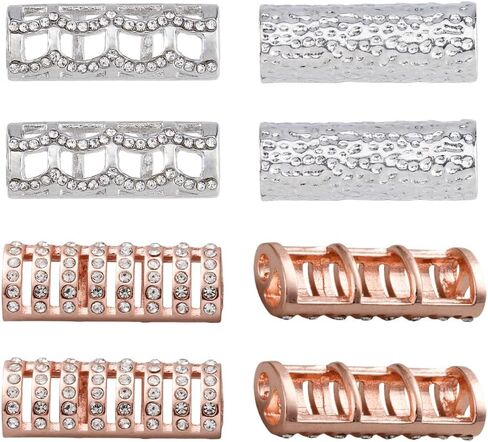 DICOSMETIC 10Pcs Bead Connector for Watch Band Alloy Watchband Connector 22mm Column Watch Band Adapters Watch Belt Trim Accessories for Women Men Watch Making Replacement in Saudi Arabia