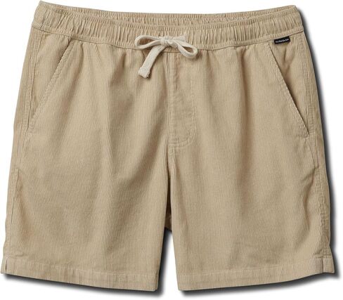 Quiksilver - Mens Taxer Ws Cord Shorts, Color Fog Grey, Size: X-Large in Saudi Arabia